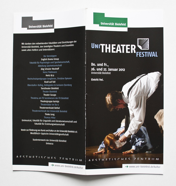 Broschure Uni Theater Festival 12 Carsten Gude
